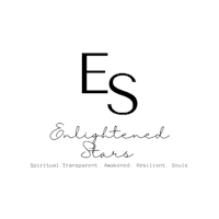 the logo for es enlightened stars